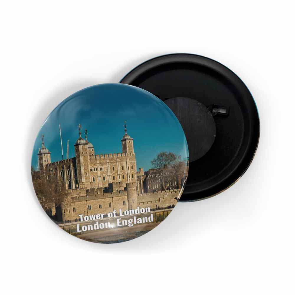 dhcrafts Fridge Magnet Multicolor Famous Tourist Place Tower Of London London, England Glossy Finish Design Pack of 1